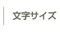 文字サイズ